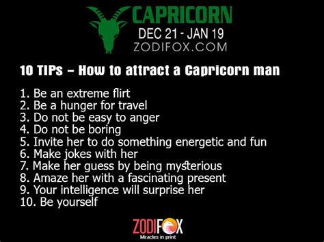 how to seduce a capricorn male